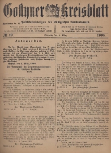 Gostyner Kreisblatt 1908.03.04 Nr 19