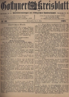 Gostyner Kreisblatt 1908.05.02 Nr 36