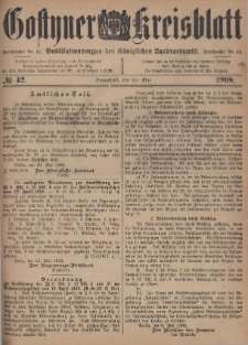 Gostyner Kreisblatt 1908.05.23 Nr 42