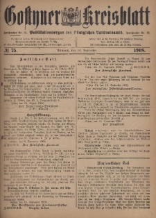 Gostyner Kreisblatt 1908.09.16 Nr 75