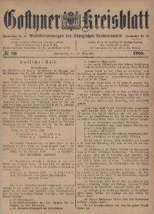 Gostyner Kreisblatt 1908.11.28 Nr 96