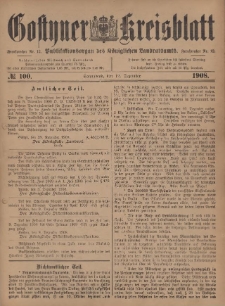 Gostyner Kreisblatt 1908.12.12 Nr 100