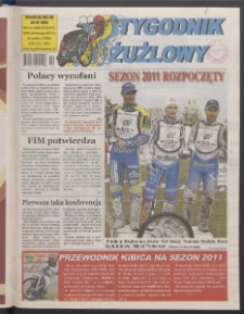 Tygodnik Żużlowy 2011.04.03 R.21 Nr 14 (1063)