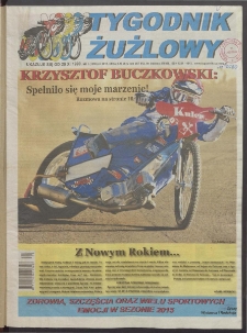 Tygodnik Żużlowy 2015.01.04 R.25 Nr 1 (1259)