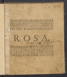 Rosa bogv y lvdziom mila [...] Marcibella Anna na Dąbrownie y Zasławiu Hlebowiczowna Oginska woiewodzina trocka [...] roku 1681 dnia dwunastego grudnia [...] przez śmierć przeniesiona [...]