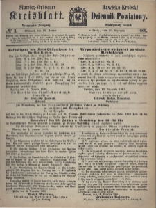 Rawicko-Krobski Dziennik Powiatowy. 1869.01.20 R. 19 Nr 3