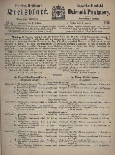 Rawicko-Krobski Dziennik Powiatowy. 1869.02.03 R. 19 Nr 5
