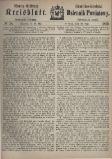Rawicko-Krobski Dziennik Powiatowy. 1869.05.26 R. 19 Nr 28
