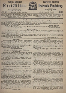 Rawicko-Krobski Dziennik Powiatowy. 1869.09.21 R. 19 Nr 62