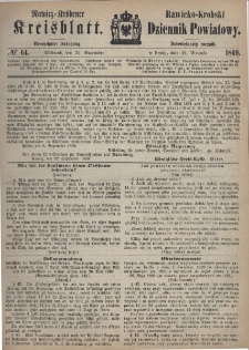 Rawicko-Krobski Dziennik Powiatowy. 1869.09.29 R. 19 Nr 64