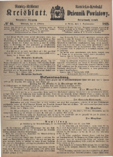 Rawicko-Krobski Dziennik Powiatowy. 1869.10.06 R. 19 Nr 66