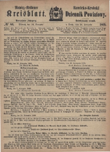 Rawicko-Krobski Dziennik Powiatowy. 1869.11.24 R. 19 Nr 80