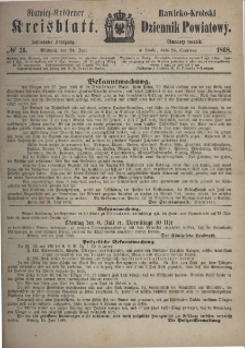 Rawicko-Krobski Dziennik Powiatowy. 1868.06.24 R. 18 Nr 26