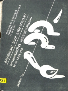 Amatorski ruch artystyczny wojew&oacute;dztwa leszczyńskiego w 40 leciu PRL : teatry amatorskie : bibliografia - wyb&oacute;r