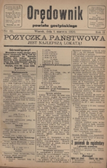 Orędownik Powiatu Gostyńskiego 1920.06.01 R.2 Nr 62