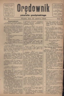 Orędownik Powiatu Gostyńskiego 1920.06.22 R.2 Nr 70