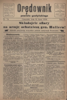 Orędownik Powiatu Gostyńskiego 1920.07.15 R.2 Nr 79