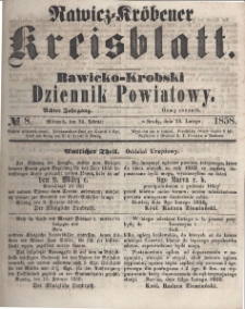 Rawicko-Krobski Dziennik Powiatowy. 1858.02.24 R. 8 Nr 8