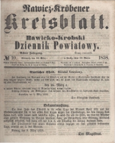 Rawicko-Krobski Dziennik Powiatowy. 1858.03.10 R. 8 Nr 10