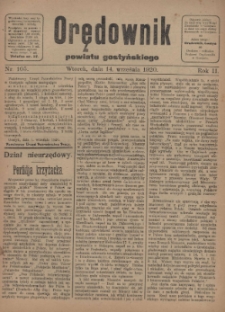 Orędownik Powiatu Gostyńskiego 1920.09.14 R.2 Nr 105