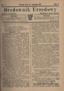 Orędownik Urzędowy Powiatu Gostyńskiego 1923.01.27 R.5 Nr 8