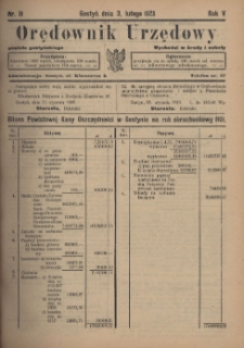 Orędownik Urzędowy Powiatu Gostyńskiego 1923.02.03 R.5 Nr 10