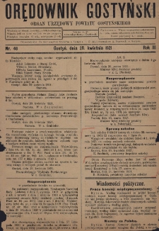Orędownik Gostyński 1921.04.28 R.3 Nr 48