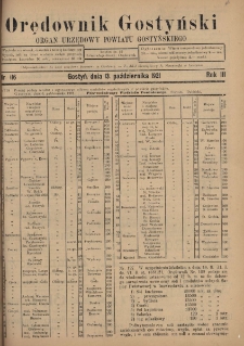 Orędownik Gostyński 1921.10.13 R.3 Nr 116