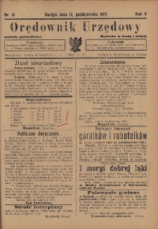 Orędownik Urzędowy Powiatu Gostyńskiego 1923.10.13 R.5 Nr 81