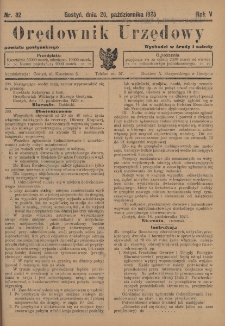 Orędownik Urzędowy Powiatu Gostyńskiego 1923.10.20 R.5 Nr 82