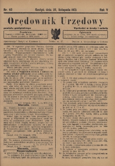 Orędownik Urzędowy Powiatu Gostyńskiego 1923.11.28 R.5 NR.93