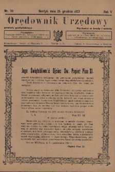 Orędownik Urzędowy Powiatu Gostyńskiego 1923.12.25 R.5 Nr 101