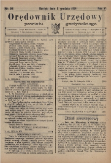 Orędownik Urzędowy Powiatu Gostyńskiego 1924.12.03 R.6 Nr 96
