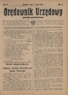 Orędownik Urzędowy Powiatu Gostyńskiego 1928.07.07 R.10 Nr 53