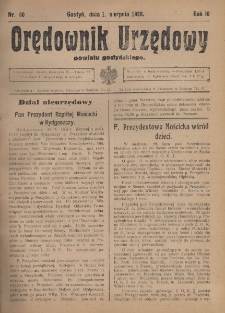 Orędownik Urzędowy Powiatu Gostyńskiego 1928.08.01 R.10 Nr 60