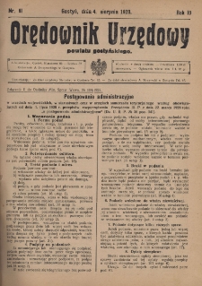 Orędownik Urzędowy Powiatu Gostyńskiego 1928.08.04 R.10 Nr 61