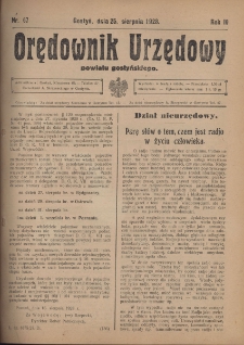 Orędownik Urzędowy Powiatu Gostyńskiego 1928.08.25 R.10 Nr 67