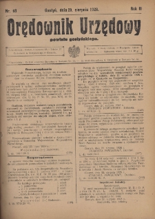 Orędownik Urzędowy Powiatu Gostyńskiego 1928.08.29 R.10 Nr 68
