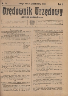 Orędownik Urzędowy Powiatu Gostyńskiego 1928.10.03 R.10 Nr 78