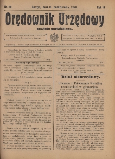 Orędownik Urzędowy Powiatu Gostyńskiego 1928.10.10 R.10 Nr 80