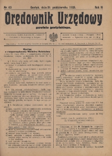 Orędownik Urzędowy Powiatu Gostyńskiego 1928.10.20 R.10 Nr 83