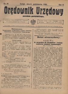 Orędownik Urzędowy Powiatu Gostyńskiego 1928.10.31 R.10 Nr 86