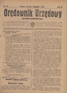 Orędownik Urzędowy Powiatu Gostyńskiego 1928.11.10 R.10 Nr 89
