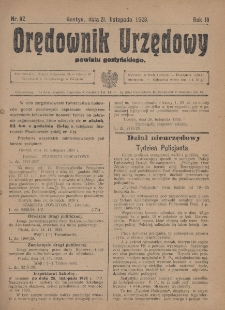 Orędownik Urzędowy Powiatu Gostyńskiego 1928.11.21 R.10 Nr 92