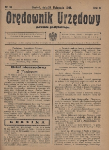 Orędownik Urzędowy Powiatu Gostyńskiego 1928.11.28 R.10 Nr 94