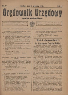 Orędownik Urzędowy Powiatu Gostyńskiego 1928.12.08 R.10 Nr 97