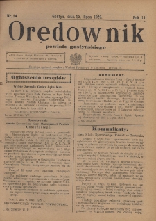 Orędownik Urzędowy Powiatu Gostyńskiego 1929.07.13 R.11 Nr 54