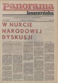 Panorama Leszczyńska 1980.09.21 R.14 Nr38(41)