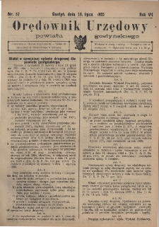 Orędownik Urzędowy Powiatu Gostyńskiego 1925.07.18 R. 7 Nr 57