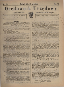 Orędownik Urzędowy Powiatu Gostyńskiego 1925.09.19 R. 7 Nr 74